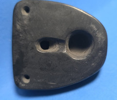 PRE-COLUMBIAN MIXTEC PYRITE STONE BIRD-FORM PENDANT 1200 AD-1500 AD