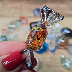 11 Vintage Murano Style Art Glass Candies Candy Italian Hand Blown