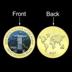 New Seven Wonders of The World Commemorative Coin Christ The Redeemer Brazil