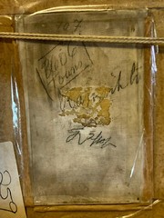 Antique Painted Plaque of Juliette Recamier Framed After Francois Gerard
