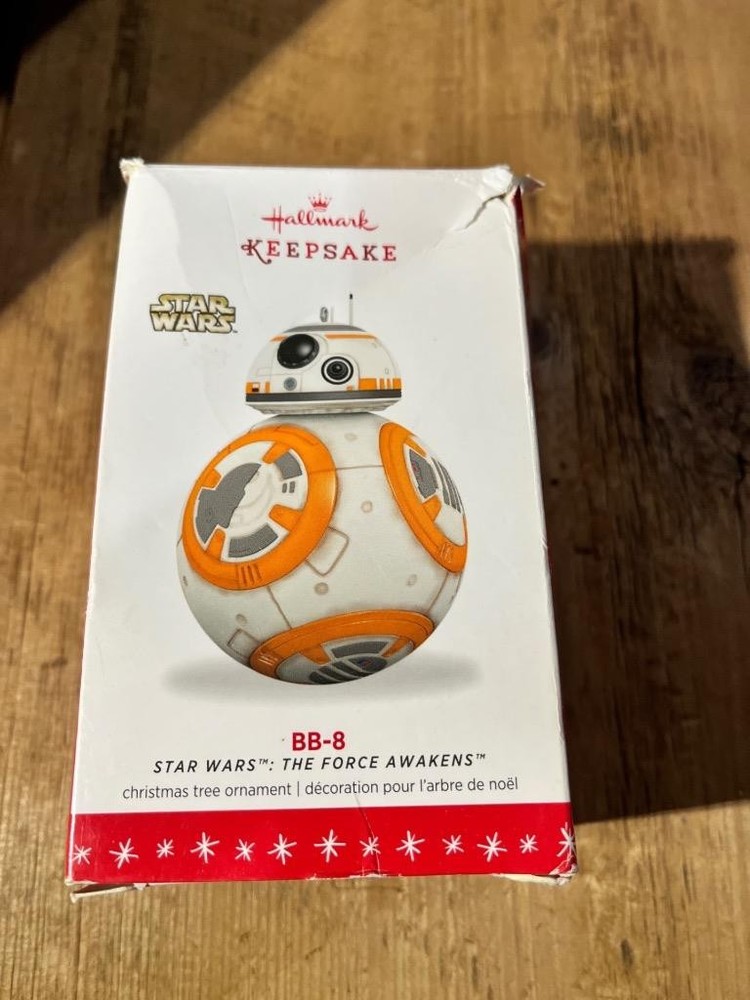 Hallmark Keepsake Ornament 2016 BB-8 Star Wars The Force Awakens orange White