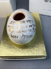 Vintage Veneto Flair Ceramic Egg Easter 1975 Italy #6671/7500 W/Box