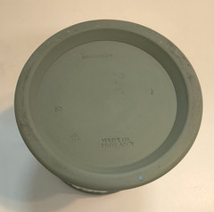 Wedgwood – Jasperware – Celadon Sage Green – Jar with Lid