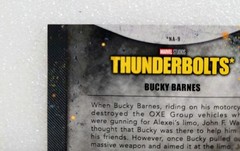 2025 Topps Marvel Chrome Thunderbolts Bucky Barnes Orange Parallel /25 NA-9