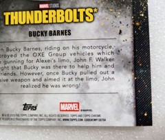 2025 Topps Marvel Chrome Thunderbolts Bucky Barnes Orange Parallel /25 NA-9