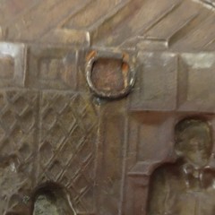 Vintage Brass Wall Plate Pair 10″Old Time Tavern Made in England Rare