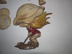 Vintage Sexton 1979 Kids Girls Sports Metal Wall Decor (A3)