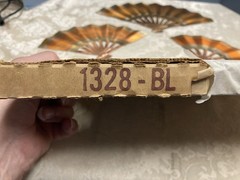 Vtg HOMCO Solid Copper Fan Plaques Set of 3 In Original Box MCM