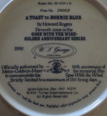 A TOAST TO BONNIE BLUE – GONE WITH THE WIND GOLDEN 50TH ANNIVERSARY SERIES
