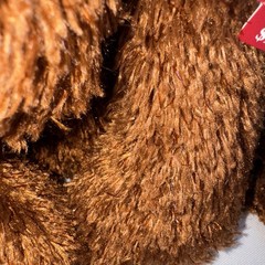 Comet Hallmark Christmas Reindeer Brown Plush & Tinsel Fur Jingle Bell Retired