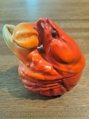 ANTIQUE ROYAL BAYREUTH BAVARIA PORCELAIN LOBSTER 8 PIECE SET