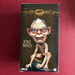 LOTR Gollum Head Knocker NECA The Lord of the Rings Bobblehead No Box /jet
