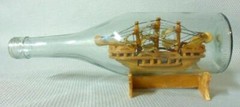 UN Classic Spanish Galleon Ship in a Bottle