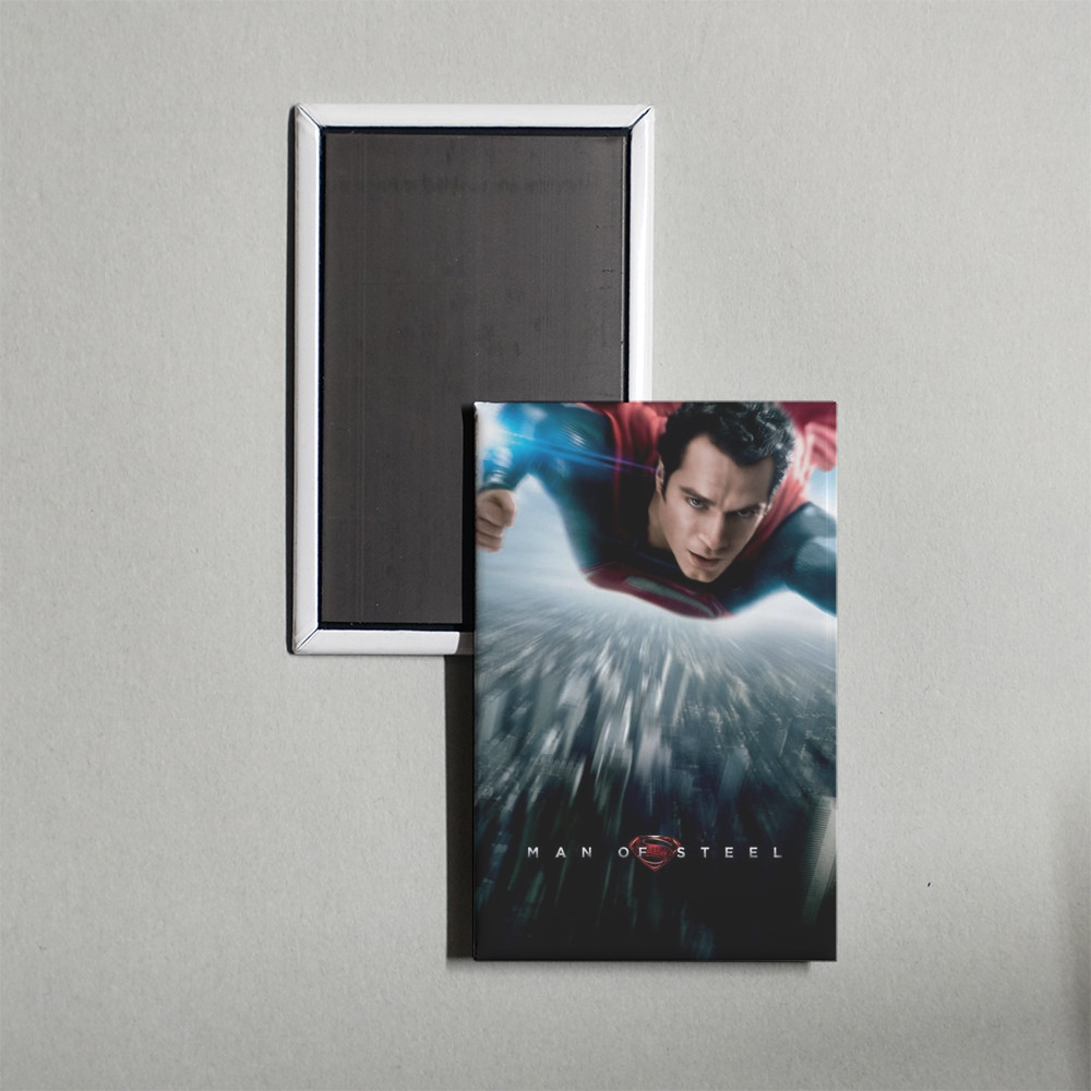 Man of Steel Mini Movie Poster Fridge Locker Magnet