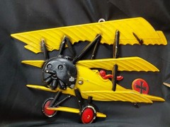 Homco Cast Metal 1975 Aviation Planes Airplane USA Wall Art Vintage Set of 3