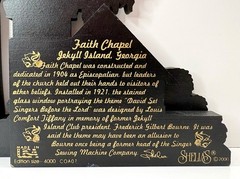 Faith Chapel Jekyll Island, Georgia Shelia’s 2000 Wood Collectible Shelf Sitter