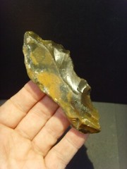 Lower Paleolithic – Fine Acheulean lateral scraper. c.450,000 BP.