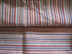 Longaberger~ Market Stripe Fabric Liner (ONLY)for MEDIUM BERRY Basket NiP