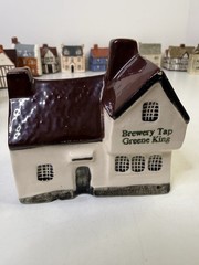 Mudlen End Studio Felsham Suffolk Pottery Miniature BREWERY TAP GREENE KING #33