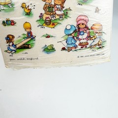 Vtg 1980 Hallmark Set The Scene Activity Seals Sheets Joan Walsh Anglund Girls