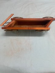 LOWER PRICE! HOMCO wood & metal Whimsical Wagon, hang on wall or set on table