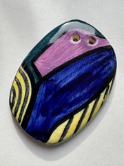 MCM Ceramic Pendant in the style of Inger Waage Stravangerflint Norway