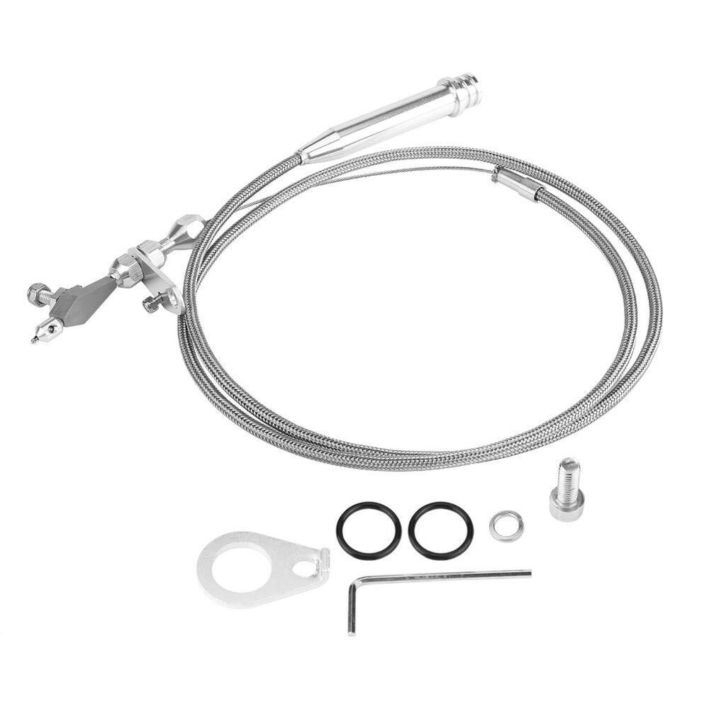 700R4 Kickdown Cable to LS Throttle Body 60″ Braided Plastic Detent Cable