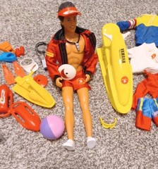 Barbie Baywatch 1968 with jet ski and more