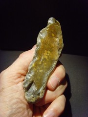 Lower Paleolithic – Fine Acheulean elongated flake scraper c.450,000 BP.