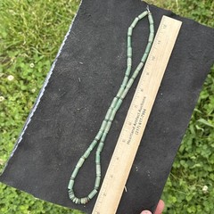 INCREDIBLE PRE-COLUMBIAN TAIRONA JADE NECKLACE SOUTH AMERICA 1413