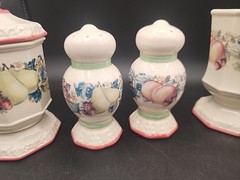 Vtg 11 Pc Set AVON SWEET COUNTRY Harvest Ceramic Tableware 1990s Excellent Cond