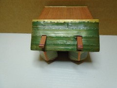 VINTAGE WHEAT STRAW ART VICTORIAN HOUSE 3.25″ X 2.75″ TRINKET BOX UNBRANDED