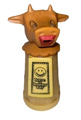 Vintage Moo-Cow Creamer Whirley Industries Plastic Have A Happy Day ￼