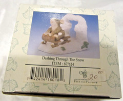 Charming Tails Dashing Through The Snow Item 87/624 Original Box & Packaging