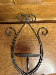 Longaberger Wrought Iron Wall Sconces Set of 2