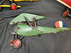 Homco Cast Metal 1975 Aviation Planes Airplane USA Wall Art Vintage Set of 3
