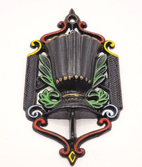 Wilton Match Safe Open Cast Iron Fluted Urn Style Matchstick Holder Patio Hearth