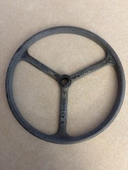 1940s-60s Alcoa cast aluminum Hand wheel Military Estate Find,