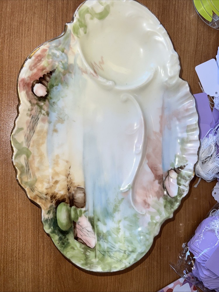 Antique T&V Limoges France Hand Painted Tray