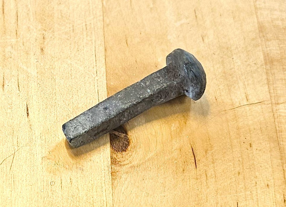 Antique Roman Iron Shipbuilding Nail Artifact