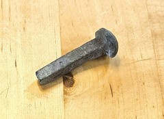 Antique Roman Iron Shipbuilding Nail Artifact