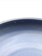 Vintage Roseville Delft Blue Freesia Bowl 464 6