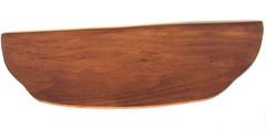 Vintage Traditional Solid Pine Wood Half Circle Round Sconce Wall Shelf 5x6x15.5