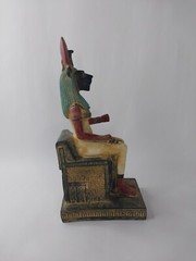 RARE ANTIQUE ANCIENT EGYPTIAN Statue of Sekhmet Heavy Stone Magic Hieroglyphic