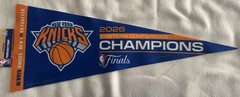 NY KNICKS PENNANT 2026 NBA FINALS EASTERN CONFERENCE CHAMPS BASKETBALL BANNER