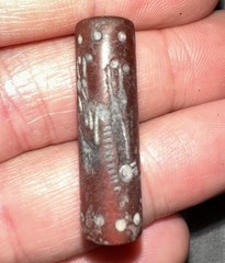 Ancient Carnelian Near Eastern Intaglio Roll Style Not Authentic (o)