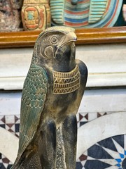 Rare Pharaonic Statue of God Horus : Authentic Ancient Egyptian Artifact 235 BC