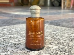 OLD VINTAGE MANDON CO. LTD SPALDING EAU DE TOILETTE PERFUME BOTTLE DECORATIVE,