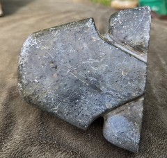Egyptian Antiquities Pharaoh Head, Hand Made In Giza, Very Heavy Basalt, Unique.