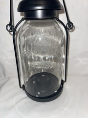 Vintage Retired Yankee Candle Lantern Candle Holder Votive Glass Metal ￼